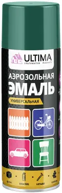 Ultima эмаль аэрозольная универсальная (520 мл) зеленый мох RAL 6005 глянцевая