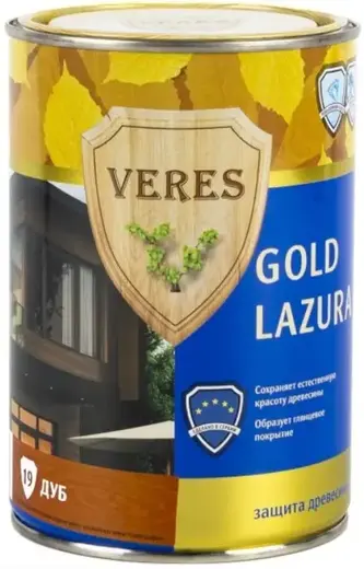Veres Gold Lazura защита древесины (900 мл) №19