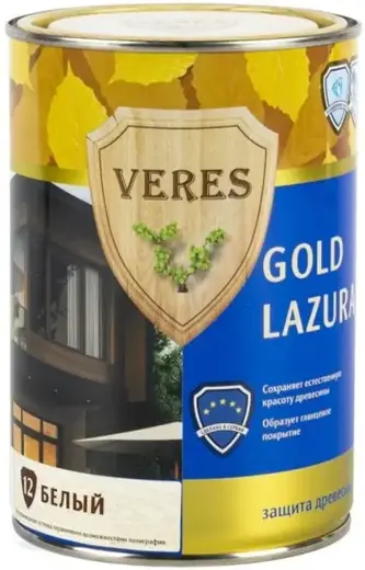 Veres Gold Lazura защита древесины (900 мл) №12
