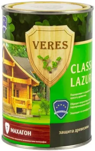 Veres Classic Lazura декоративно-защитная лессирующая пропитка для древесины (900 мл) №7