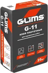 Глимс G-11 клей плиточный для внутренних работ (25 кг)