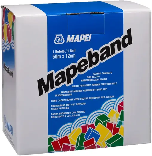 Mapei Mapeband щелочестойкая прорезиненная лента (120*50 м)