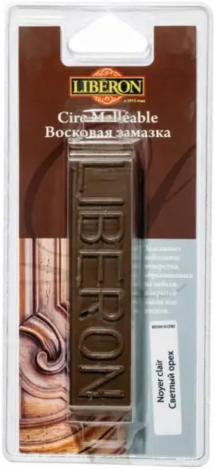 Liberon Cire A Reboucher Malleable восковая замазка для дерева (50 мл) дуб светлый