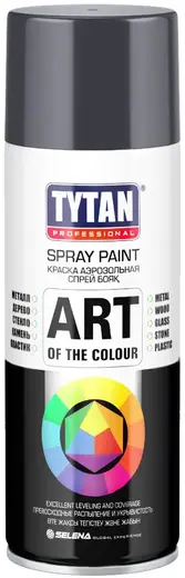 Титан Professional Spray Paint Art of the Colour краска аэрозольная (400 мл) серая RAL 7015