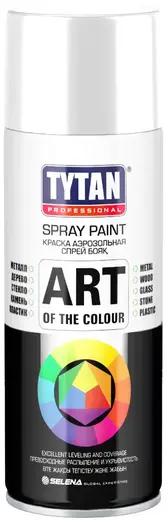 Титан Professional Spray Paint Art of the Colour краска аэрозольная (400 мл) белая RAL 9003