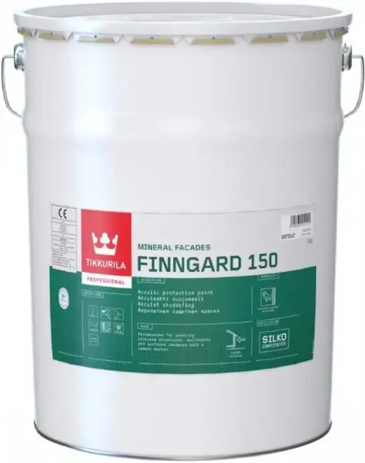 Тиккурила Finngard 150 защитная краска для бетона (18 л) база FA