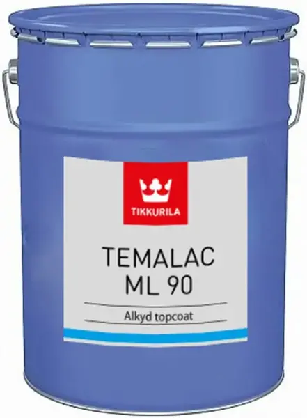 Тиккурила Temalac ML 90 алкидная покрывная краска высокоглянцевая (3 л) база TAL