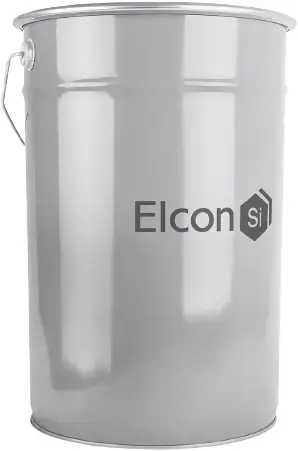 Elcon Max Therm термостойкая эмаль (25 кг) серебристая RAL 9006 (термостойкость 700 °C)