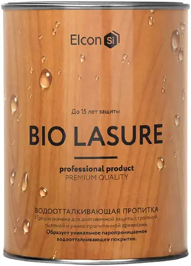 Elcon Bio Lasure водоотталкивающая лазурь (900 мл) бесцветная