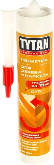 Титан Professional герметик для дерева и паркета (280 мл) дуб