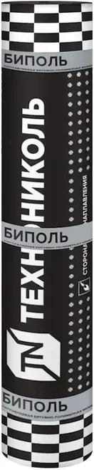 Технониколь ТКП Биполь материал гидроизоляционный кровельный (1*10 м) серый
