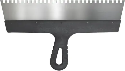 Бибер шпатель фасадный зубчатый (350 мм) зубцы 6 * 6 мм