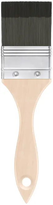 T4P кисть плоская (50 мм) натуральная черная щетина