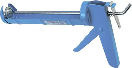 T4P пистолет для герметика (310 мл) полукорпусной с зубчатым штоком синий