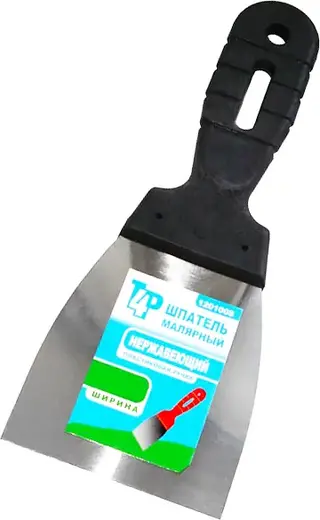 T4P шпатель малярный (100 мм) нержавеющая сталь пластмасса