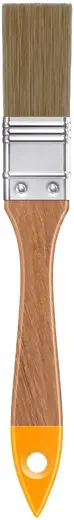 Korvus Хобби кисть плоская (25 мм) натуральная щетина/дерево