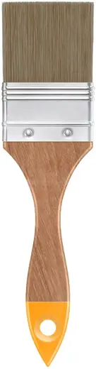 Korvus Хобби кисть плоская (63 мм) натуральная щетина/дерево