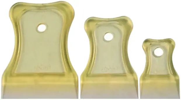 T4P набор шпателей (40, 60, 80 мм) резина