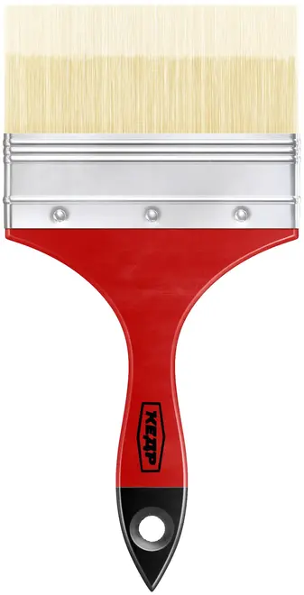 Кедр кисть плоская (100 мм) искусственная щетина/пластмасса