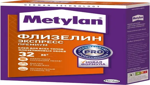 Метилан Флизелин Экспресс Премиум клей для гладких флизелиновых обоев (285 г)