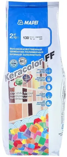 Mapei Keracolor FF затирка швов (2 кг) №130 жасмин