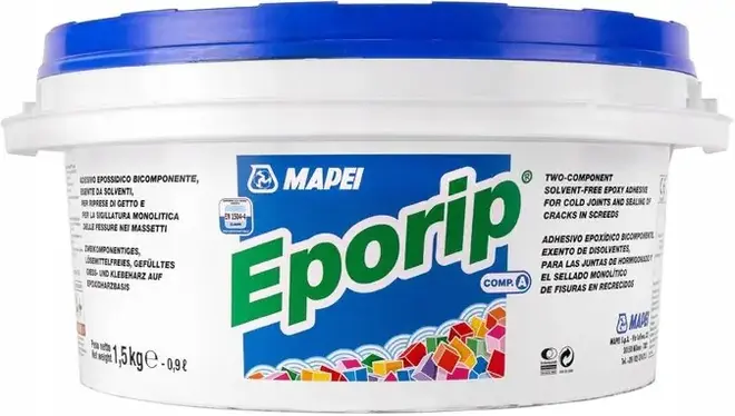 Mapei Eporip 2-комп эпоксидный клей (1.5 кг (компонент A)