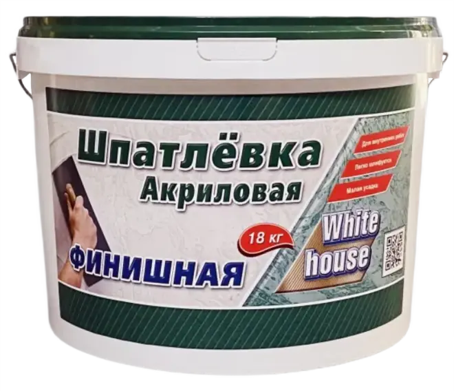 White House шпатлевка акриловая финишная (18 кг)