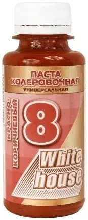 White House паста колеровочная (100 мл) красно-коричневая