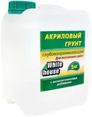 White House акриловый грунт глубокопроникающий для внутренних работ (5 кг)