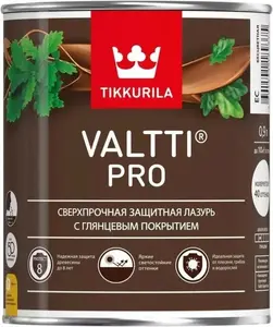 Тиккурила Valtti Pro сверхпрочная защитная лазурь с глянцевым покрытием (900 мл ) палисандр