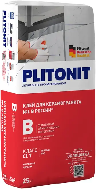 Плитонит В Profi клей для плитки (25 кг)