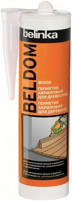 Белинка Beldom Wood герметик акриловый для древесины (300 мл) бук