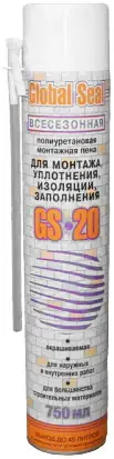 Iso Chemicals GS20 Global Seal полиуретановая монтажная пена (750 мл)