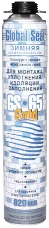 Iso Chemicals GS65 Global Seal Gold полиуретановая монтажная пена (850 мл) зимняя