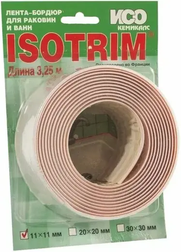 Iso Chemicals Isotrim лента-бордюр для раковин и ванн (22*3.25 м) розовый