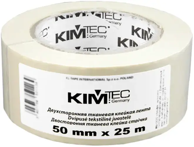 Kim Tec двусторонняя клейкая лента (50*25 м) №07-04-16