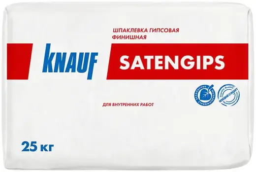 Кнауф Сатенгипс шпаклевка гипсовая финишная (25 кг)