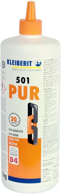 Клейберит Pur Leim 501 пур клей влагоотверждаемый 1-компонентный (1 кг)