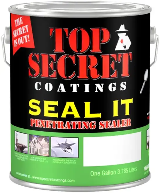 Петри Top Secret Coatings Seal It Penetrating Sealer универсальная водная пропитка по камню (1 л) бесцветная