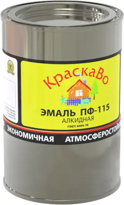 КраскаВо ПФ-115 эмаль (900 г) черная