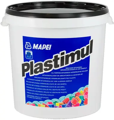 Mapei Plastimul универсальная гидроизоляционная битумная эмульсия (20 кг)