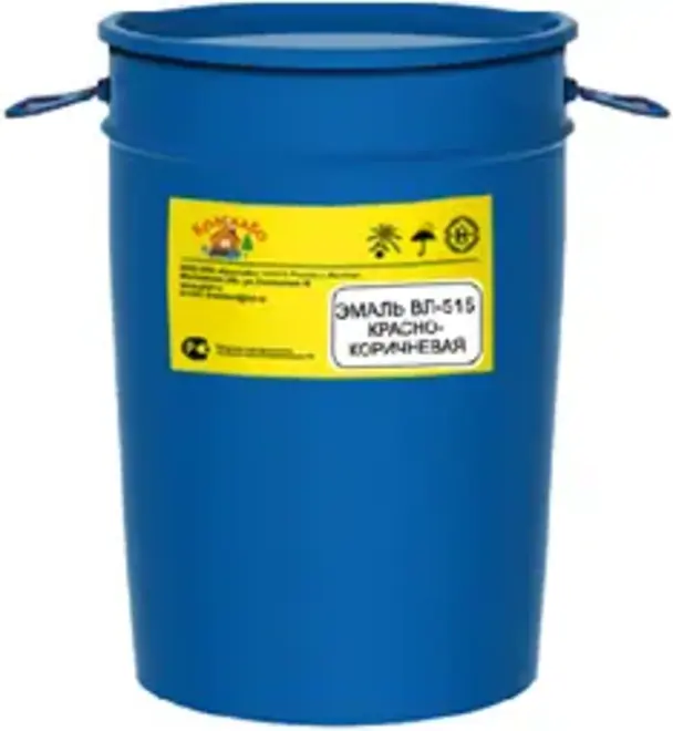 КраскаВо ВЛ-515 эмаль (800 г) красно-коричневая