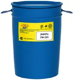 КраскаВо ПФ-223 эмаль (20 кг) голубая