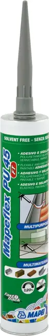 Mapei Mapeflex PU 45 FT быстросхватывающийся полиуретановый герметик и клей (300 мл) белый