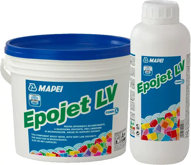Mapei Epojet LV 2-комп эпоксидная смола с очень низкой вязкостью (2 кг (компонент А)
