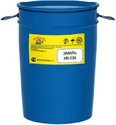 КраскаВо ХВ-536 эмаль (50 кг) серая