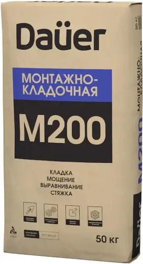 Dauer М-200 монтажно-кладочная сухая смесь (50 кг)