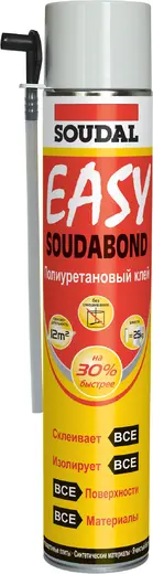 Soudal Soudabond Easy полиуретановый клей в аэрозоле (750 мл) зимний пистолетный
