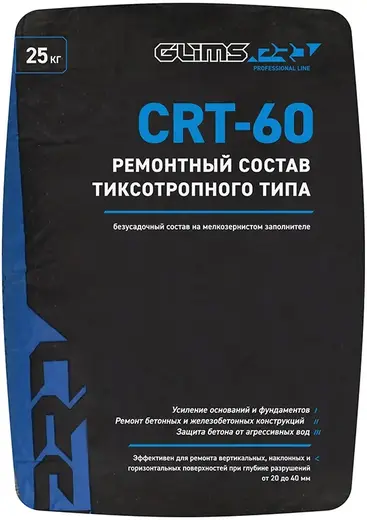 Глимс-Pro CRT-60 ремонтный состав тиксотропного типа (25 кг)