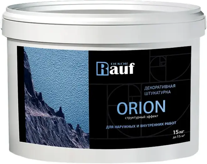 Rauf Decor Orion декоративная штукатурка структурный эффект (15 кг)